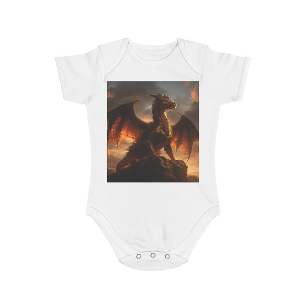 Golden Ember Leviathan - Short Sleeve Baby Bodysuit