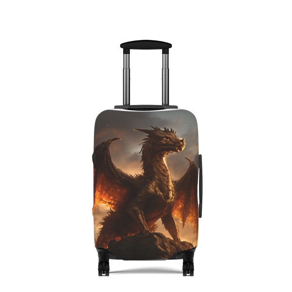 Golden Ember Leviathan - Luggage Cover