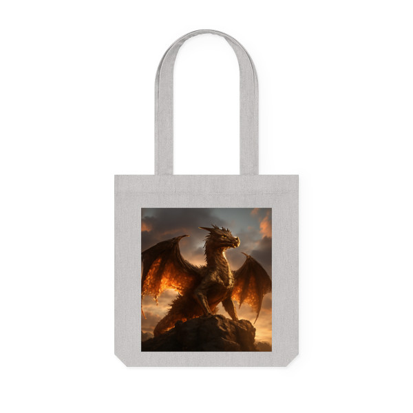 Golden Ember Leviathan - Woven Tote Bag
