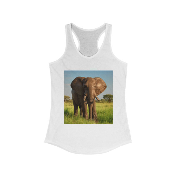 Majestic Elephant Spirit - Women's Ideal Racerback Tank