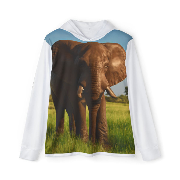 Majestic Elephant Spirit - Men's Sports Warmup Hoodie (AOP)