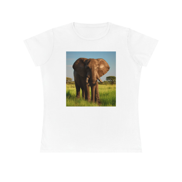 Majestic Elephant Spirit - Ladies' Cotton T-Shirt