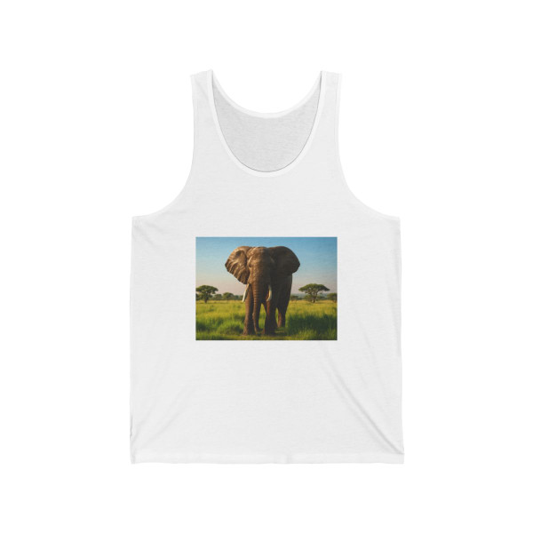 Majestic Elephant Spirit - Unisex Jersey Tank