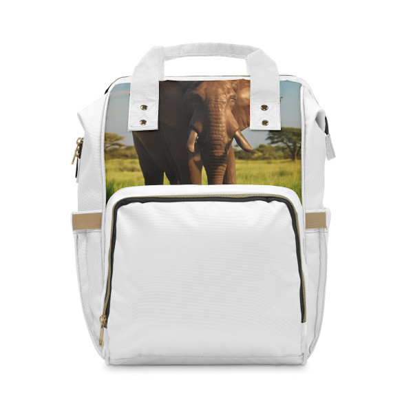 Majestic Elephant Spirit - Multifunctional Diaper Backpack