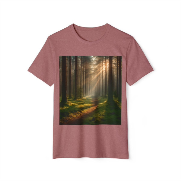 Whispering Pine Forest - Unisex Recycled Organic T-Shirt