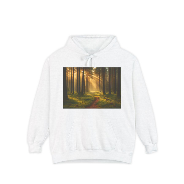 Whispering Pine Forest - Unisex Garment-Dyed Hoodie