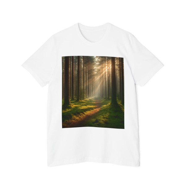 Whispering Pine Forest - USA-Made Unisex Short-Sleeve Jersey T-Shirt