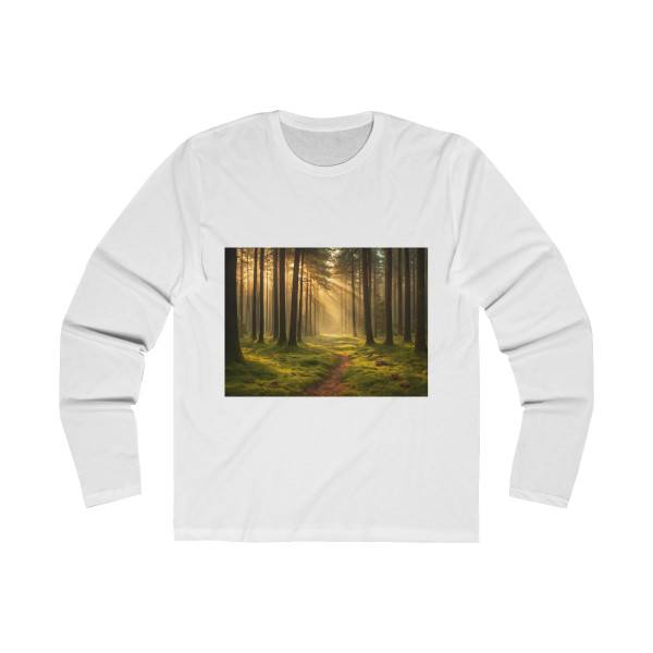 Whispering Pine Forest - Men's Long Sleeve Crew Tee