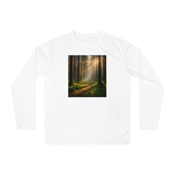 Whispering Pine Forest - Unisex Performance Long Sleeve Shirt