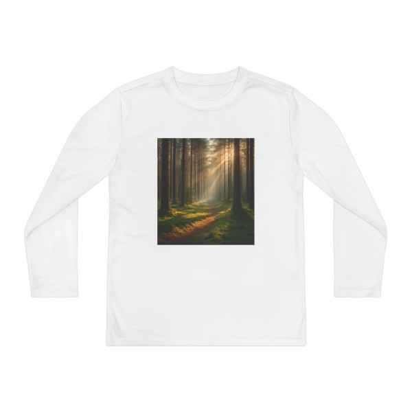 Whispering Pine Forest - Youth Long Sleeve Competitor Tee