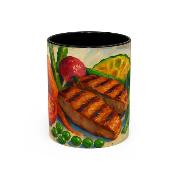 Gastronomic Elegance - Accent Coffee Mug (11, 15oz)