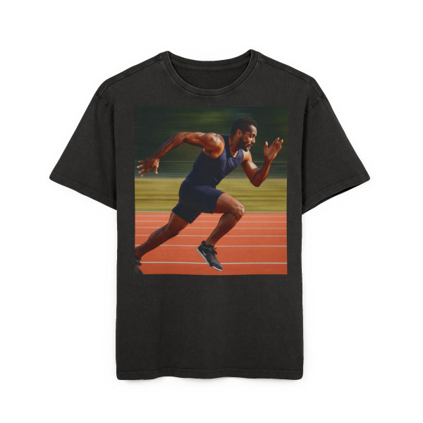 Endurance Race Spirit - Men's Acid Washed Heavy Oversize Tee