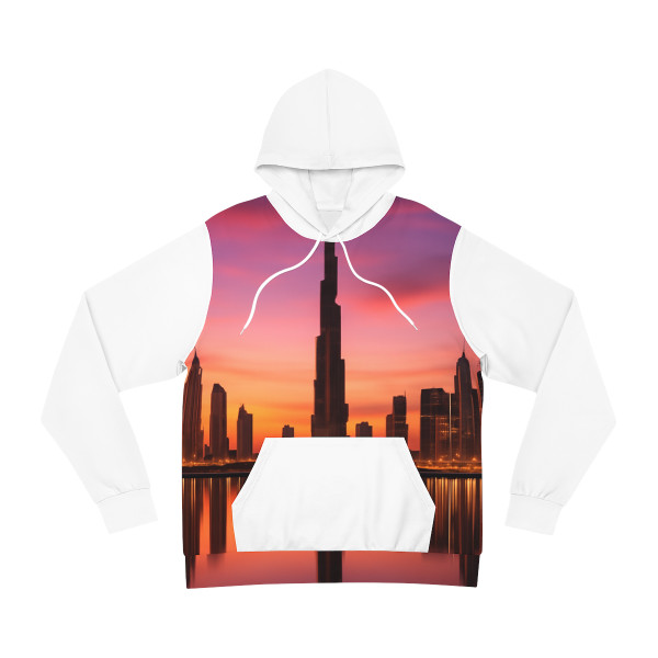 Dubai Twilight Mirage - Fashion Hoodie (AOP)