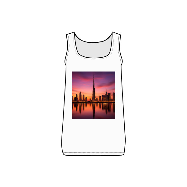Dubai Twilight Mirage - Women's Micro Ribbed Tank