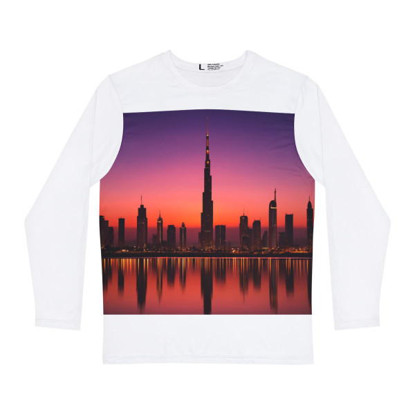 Dubai Twilight Mirage - Men's Long Sleeve Shirt (AOP)