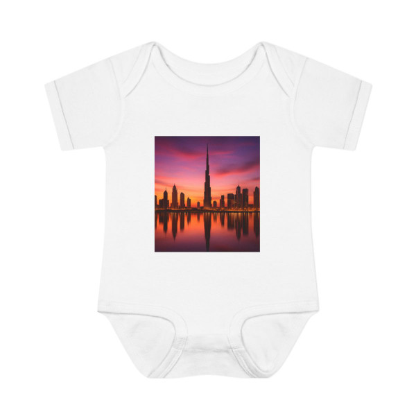 Dubai Twilight Mirage - Infant Baby Rib Bodysuit