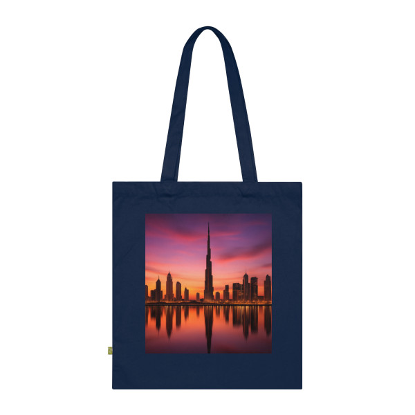 Dubai Twilight Mirage - Organic Cotton Tote Bag