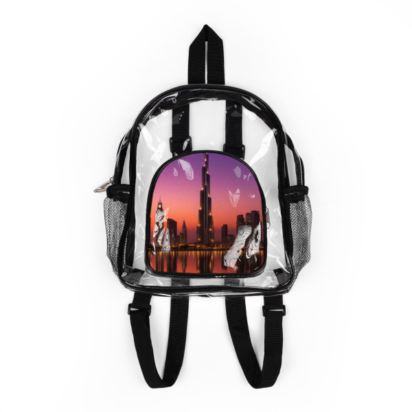 Dubai Twilight Mirage - Clear Stadium Backpack