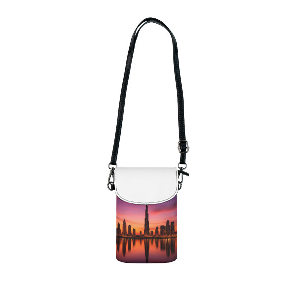 Dubai Twilight Mirage - Small Cell Phone Wallet