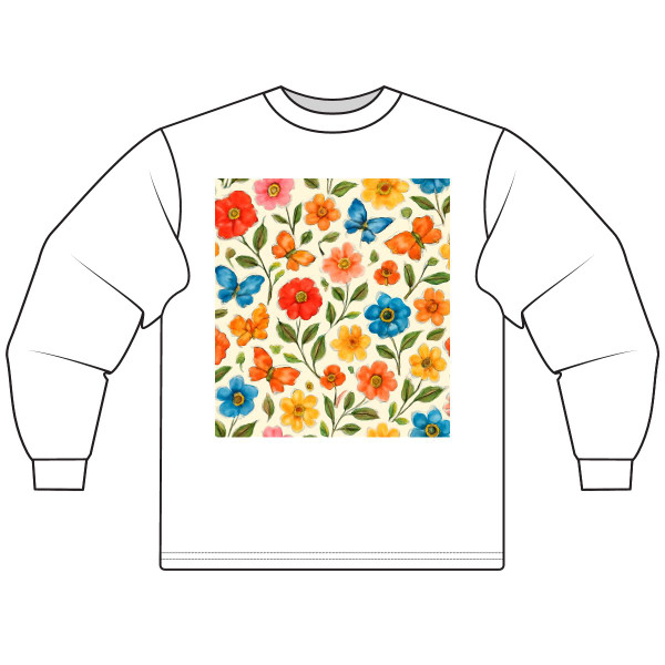 Whimsical Garden Play - Unisex Long Sleeve T-Shirt