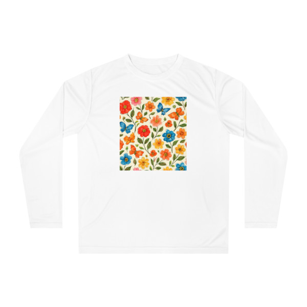 Whimsical Garden Play - Unisex Performance Long Sleeve Shirt