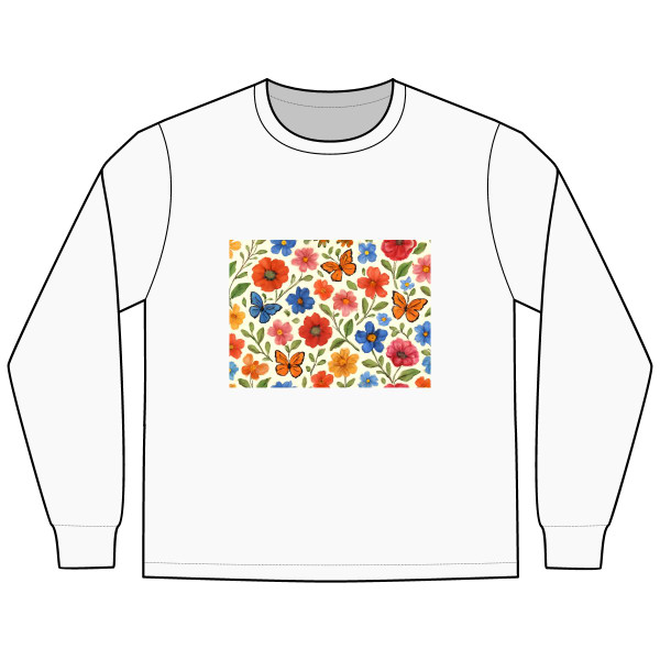 Whimsical Garden Play - Men's Long Sleeve Tee