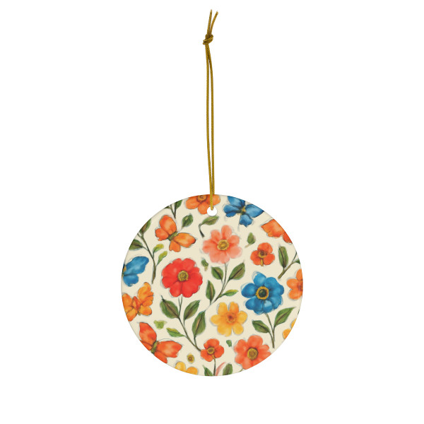 Whimsical Garden Play - Ceramic Ornament, 1-Pack