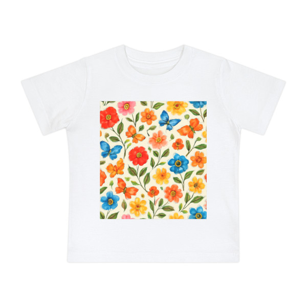 Whimsical Garden Play - Baby Short Sleeve T-Shirt