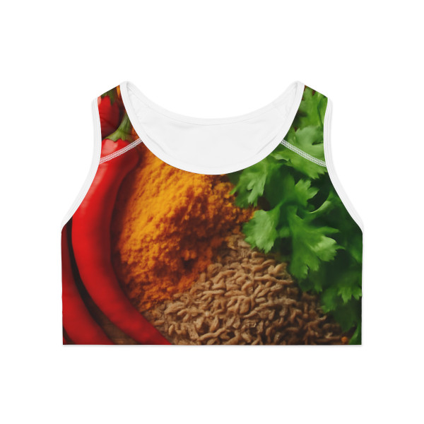 Sizzling Spice Medley - Sports Bra (AOP)