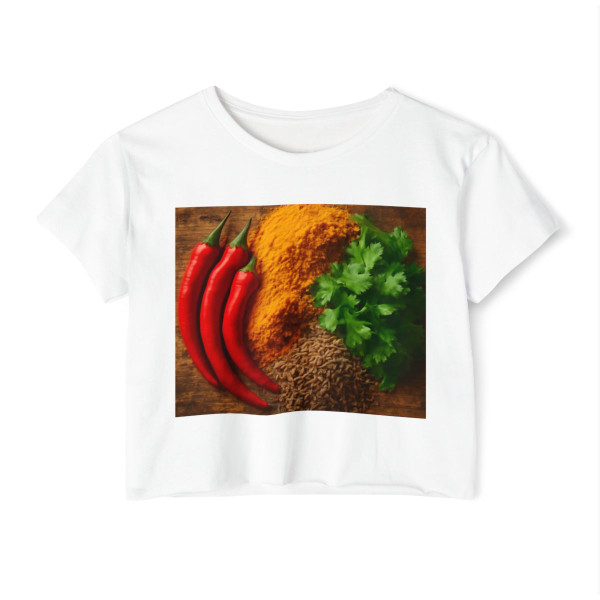 Sizzling Spice Medley - Women's Festival Crop Top