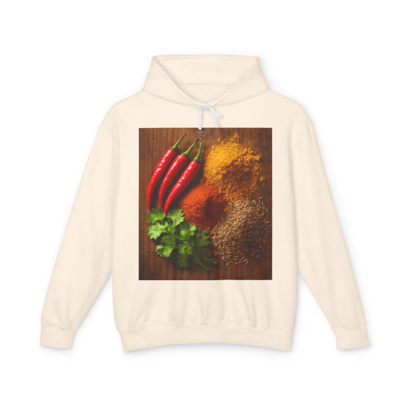 Sizzling Spice Medley - Unisex Lightweight Hooded Sweatshirt