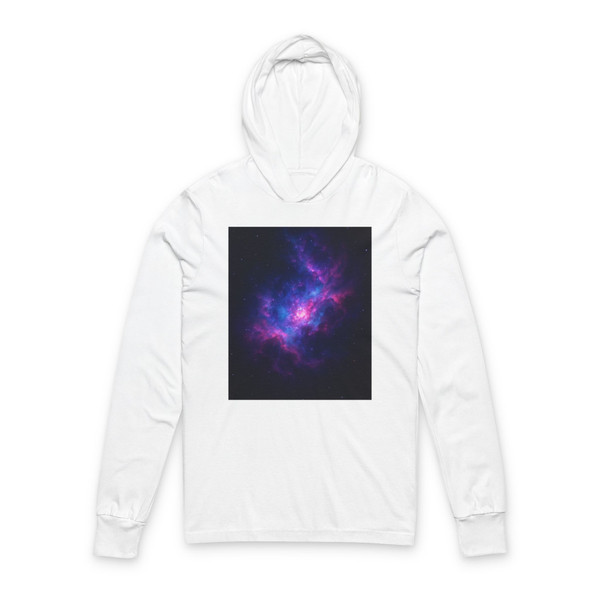 Luminous Nebula - Unisex Hooded Long Sleeve Tee