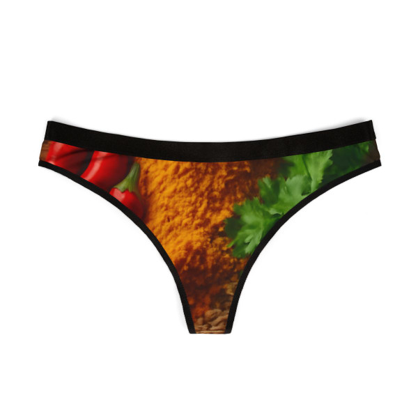 Sizzling Spice Medley - Women's Thongs (AOP)