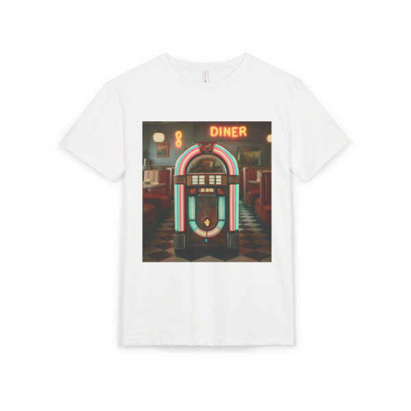 Classic Diner Dreams - Unisex Sueded T-Shirt