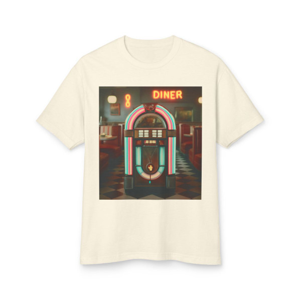 Classic Diner Dreams - Unisex Garment-Dyed Heavyweight Cotton Tee