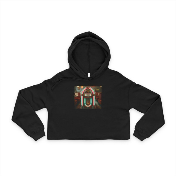 Classic Diner Dreams - Women's Cropped Hoodie