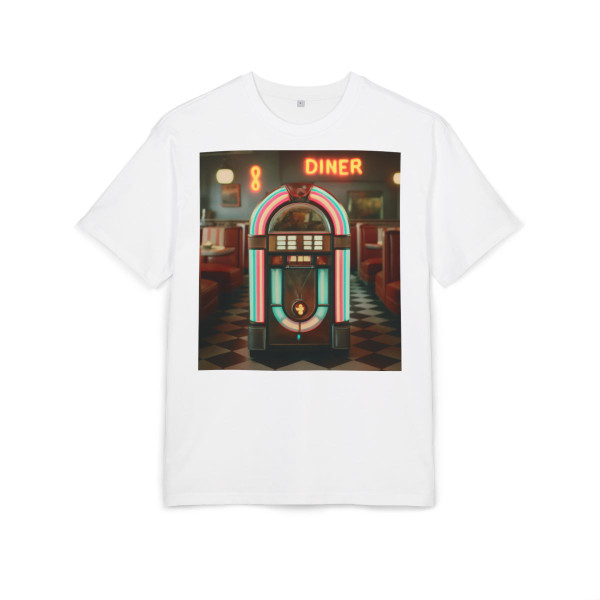 Classic Diner Dreams - Unisex Heavy Oversize Tee