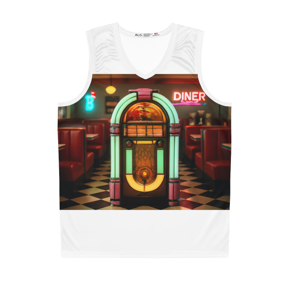 Classic Diner Dreams - Basketball Jersey (AOP)