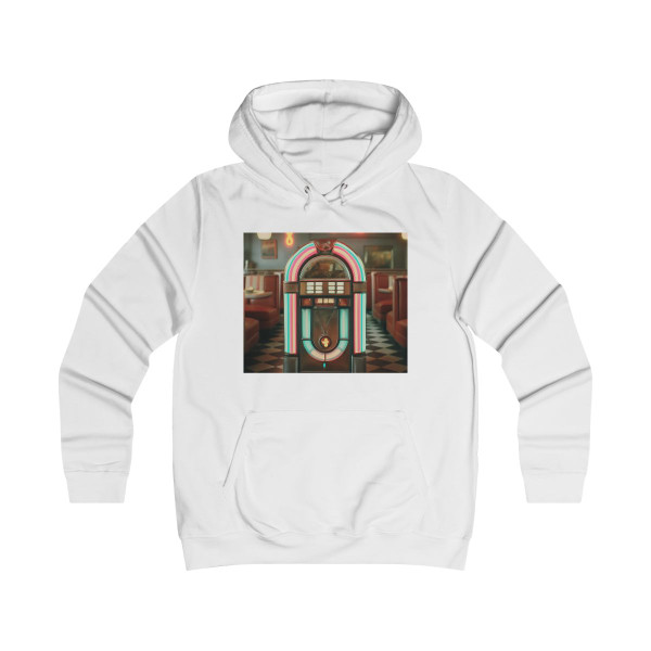 Classic Diner Dreams - Girlie College Hoodie