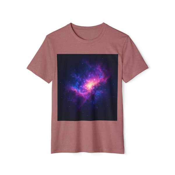 Luminous Nebula - Unisex Recycled Organic T-Shirt