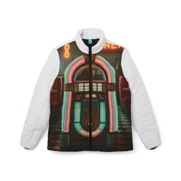 Classic Diner Dreams - Women’s Puffer Jacket (AOP)