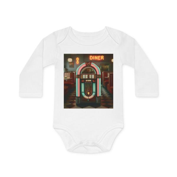 Classic Diner Dreams - Baby Long-Sleeve Organic Bodysuit