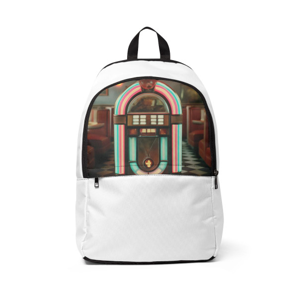 Classic Diner Dreams - Unisex Fabric Backpack