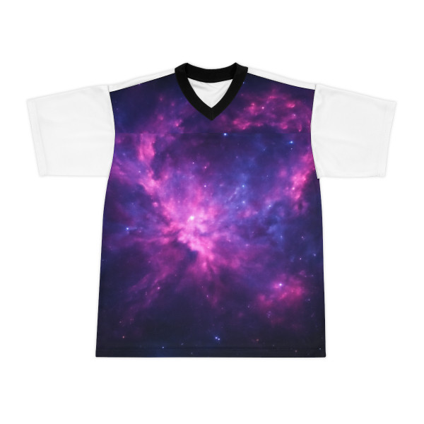 Celestial Drift Odyssey - Unisex Football Jersey (AOP)