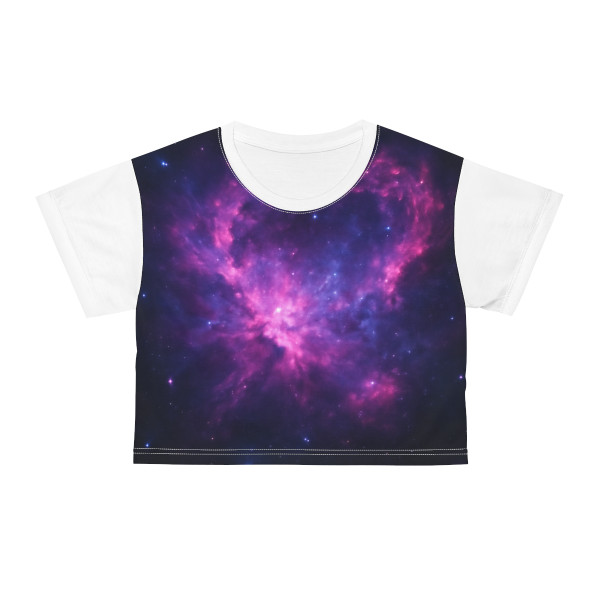 Celestial Drift Odyssey - Crop Tee (AOP)