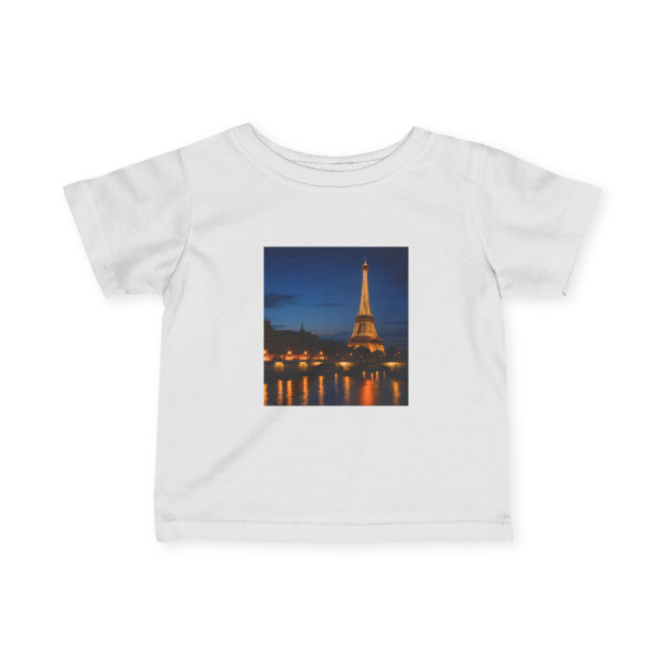 Paris Twilight Elegance - Infant Fine Jersey Tee