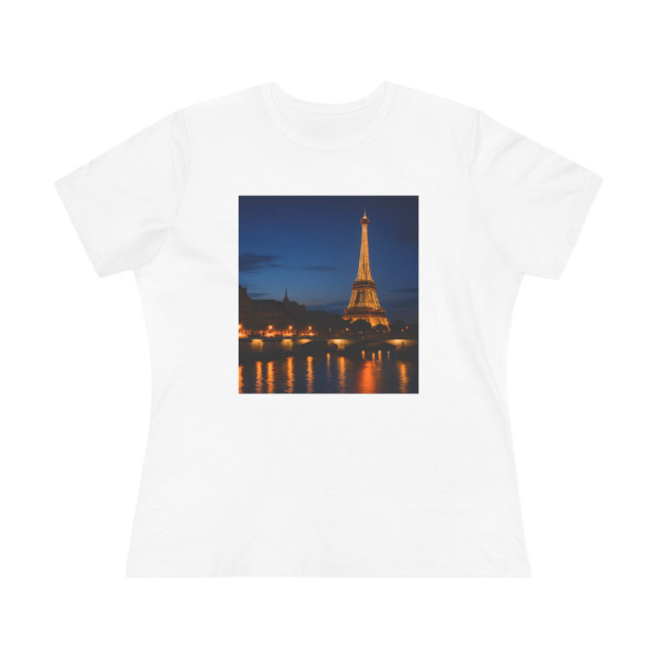 Paris Twilight Elegance - Women's Cotton Tee