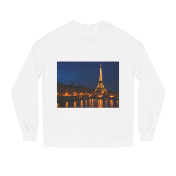 Paris Twilight Elegance - Unisex Crew Neck Sweatshirt