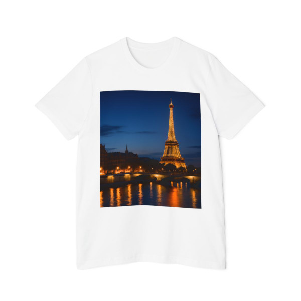 Paris Twilight Elegance - USA-Made Unisex Short-Sleeve Jersey T-Shirt