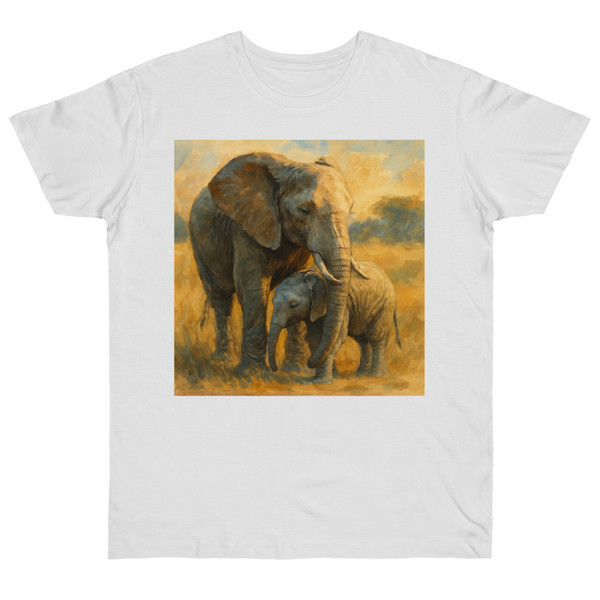 Nurturing Elephants - Single Jersey T-shirt